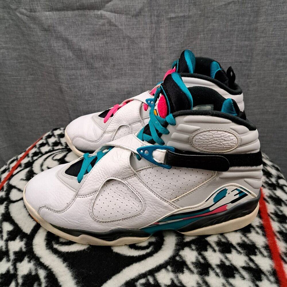 %Nike Air Jordan 8 Retro South Beach 305381-113 Mens Size 11 / AJ23